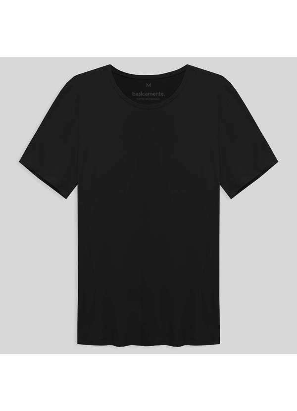 Basicamente - Camiseta Masculina Performance Preto