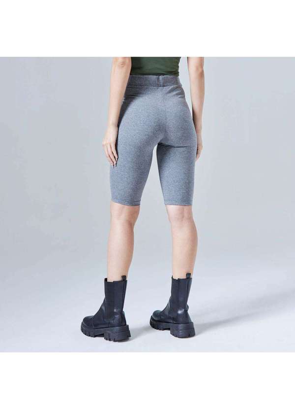 Basicamente - Bermuda Ciclista Anti Odor Mescla Escuro 3