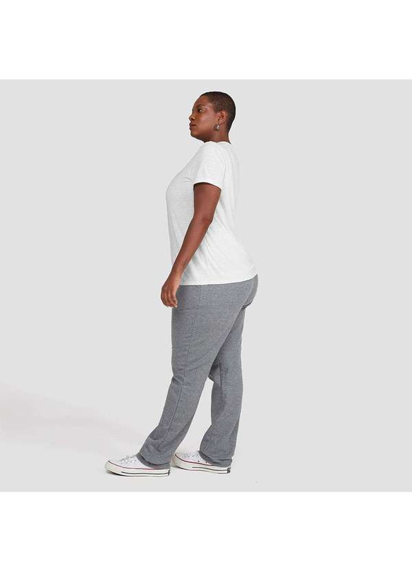 Basicamente - Camiseta Feminina Plus Anti Odor Branco 3