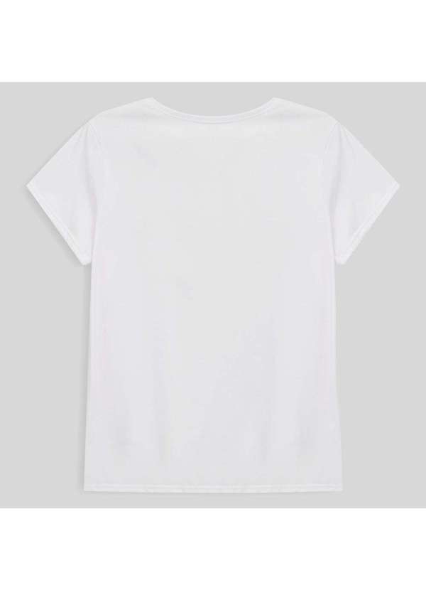 Basicamente - Camiseta Feminina Plus Anti Odor Branco 6