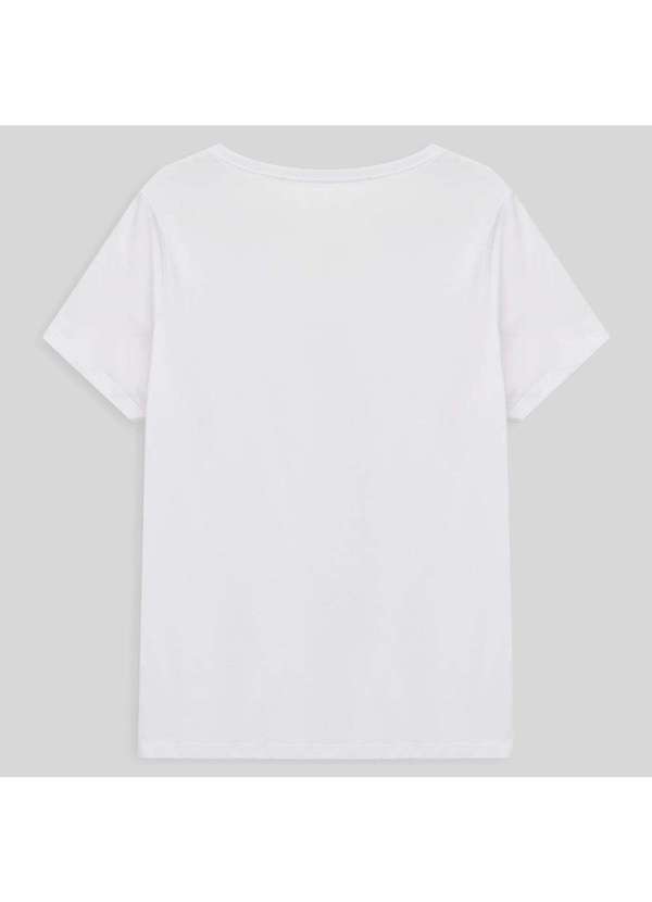 Basicamente - Camiseta Feminina Plus Impermeável Tech Branco 2