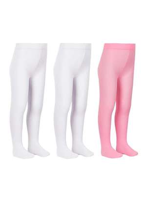 Lupo - Kit com 3 Meias Calças Bebê Fio 70 Cute Lobinha 2554-001 - LUPO