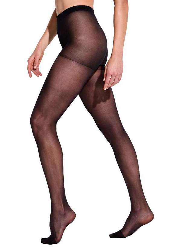 Trifil - Kit com 3 Meias Calças Fio 15 Adherence Trifil 6394 Preto-Natural 2