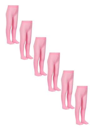 Lupo - Kit com 6 Meias Calças Bebê Fio 70 Cute Lobinha 2554-001 - LUPO