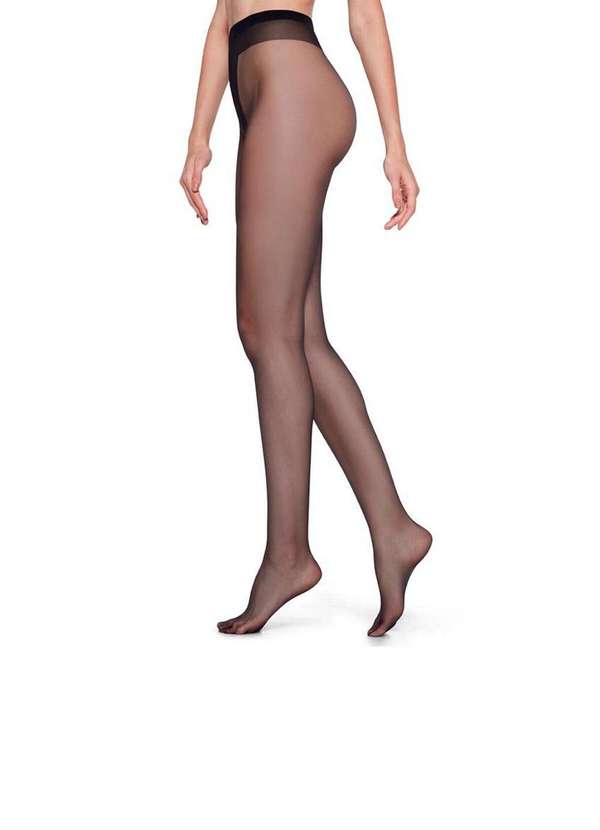 Lupo - Kit com 6 Meias Calças Fio 15 Essencial Loba 5770-002 Preto-Pó-De-Arroz 2