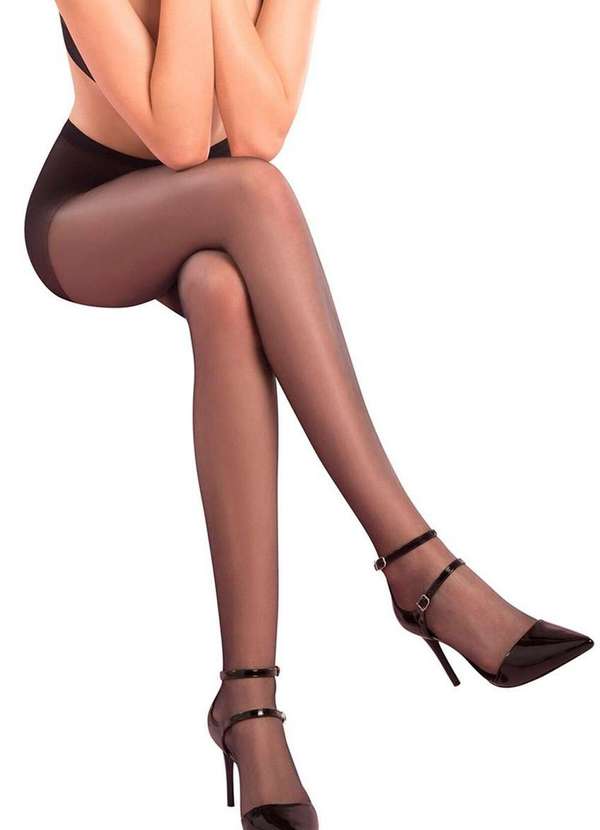 Lupo - Kit com 6 Meias Calças Fio 15 News Loba 5680-001 Preto-Natural-Peach 2