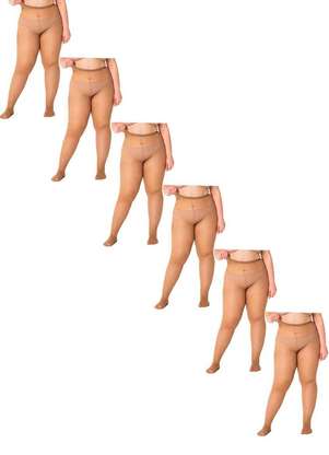 Kit com 6 Meias Calças Fio 40 Opaca Trifil 6101 Plus Size - TRIFIL