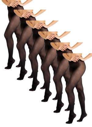 Kit com 6 Meias Calças Fio 40 Opaca Trifil 6345 - TRIFIL