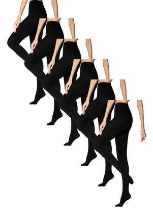 Lupo - Kit com 6 Meias Calças Fio 80 Lã Acrílica Loba 5805-001 - LUPO