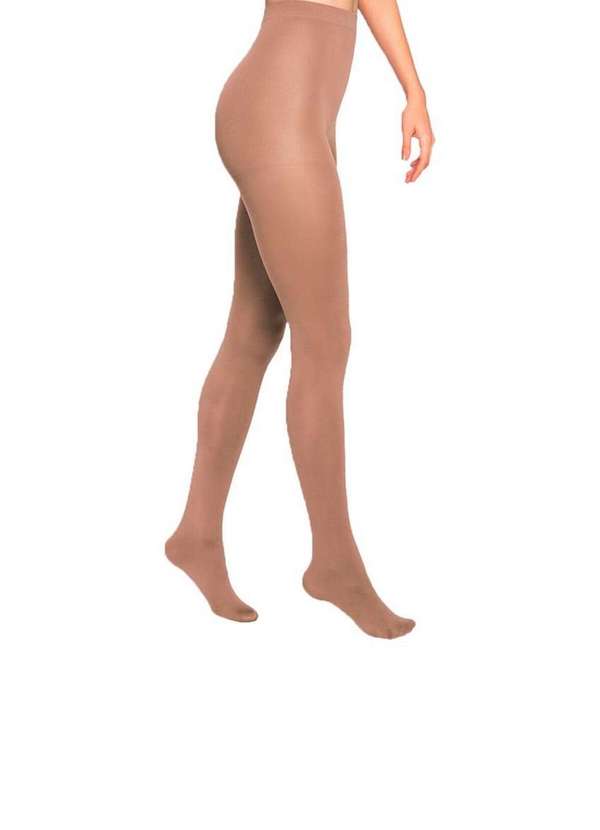 Lupo - Kit com 6 Meias Calças Fio 80 Opaca Loba 5858-001 Pó-De-Arroz 2