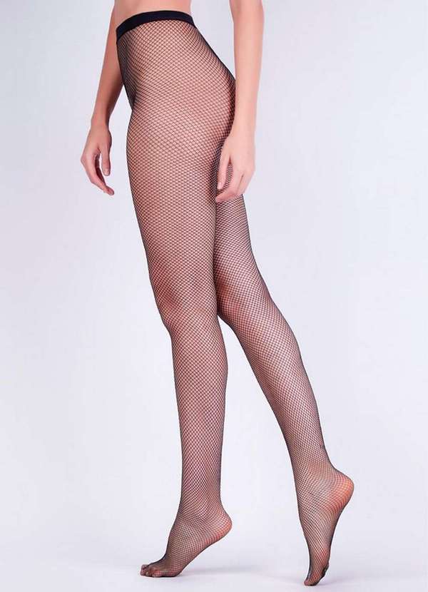 Lupo - Meia Calça Arrastão Loba 5097-002 9990-Preta