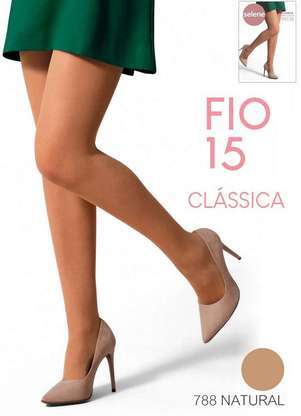 Meia Calça Clássica Fio 15 Selene 9120-001 - SELENE
