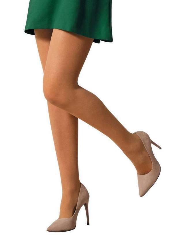 Selene - Meia Calça Clássica Fio 15 Selene 9120-001 788-Natural