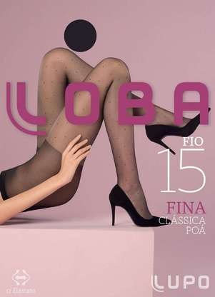 Lupo - Meia Calça Fio 15 Loba 5687-001 - LUPO