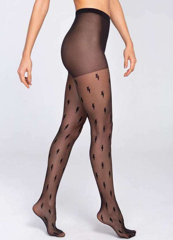 Lupo - Meia Calça Fio 15 Loba 5758-003 9990-Preto