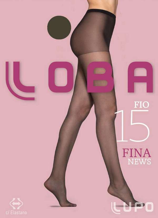 Lupo - Meia Calça Fio 15 News Loba 5680-001 897-Carbono 2
