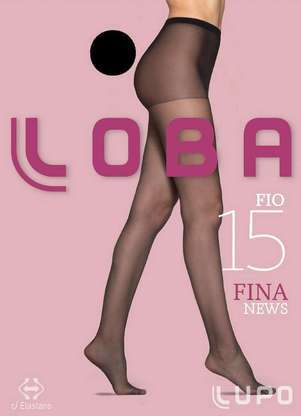 Lupo - Meia Calça Fio 15 News Loba 5680-001 - LUPO