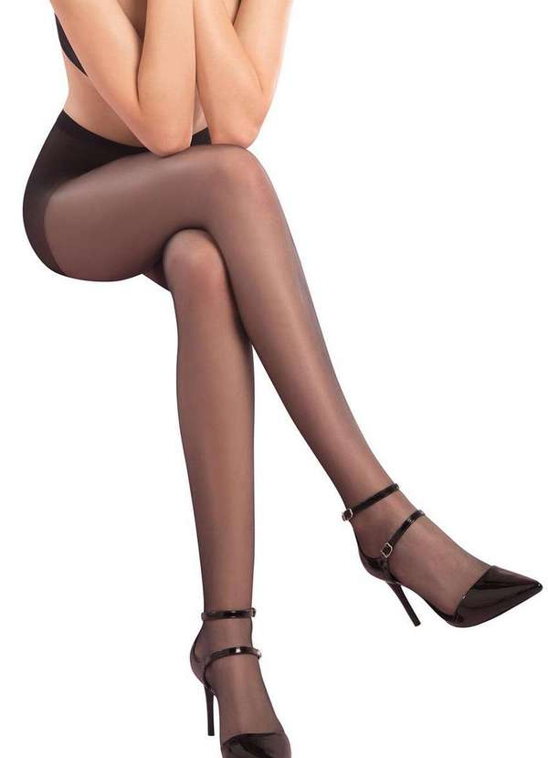 Lupo - Meia Calça Fio 15 News Loba 5680-001 9990-Preta 3