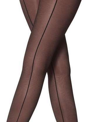 Lupo - Meia Calça Fio 15 Risca Atrás Loba 5685-001 - LUPO