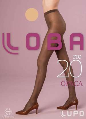 Lupo - Meia Calça Fio 20 Opaca Loba 5898-001 - LUPO