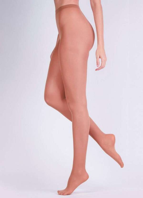 Lupo - Meia Calça Fio 20 Opaca Loba 5898-001 6540-Pó-De-Arroz