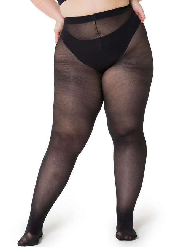 Trifil - Meia Calça Fio 40 Opaca Trifil 6101 Plus Size 08-Preto 3