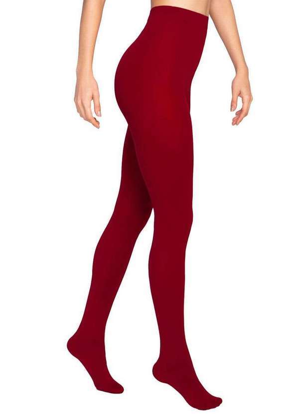 Lupo - Meia Calça Fio 80 Opaca Loba 5858-001 5920-Carmin