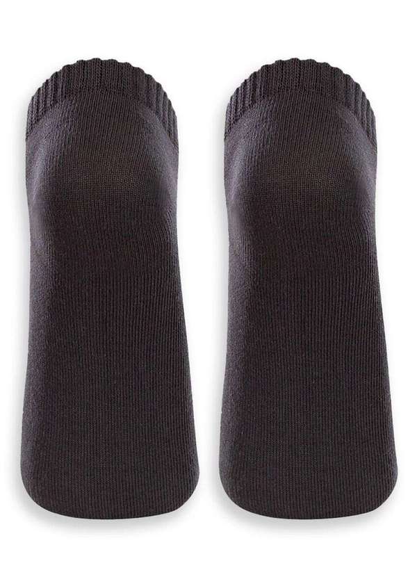 Lupo - Kit 2 pares de Meias Cano Curto Lupo 4572-088 0901-Preto 2