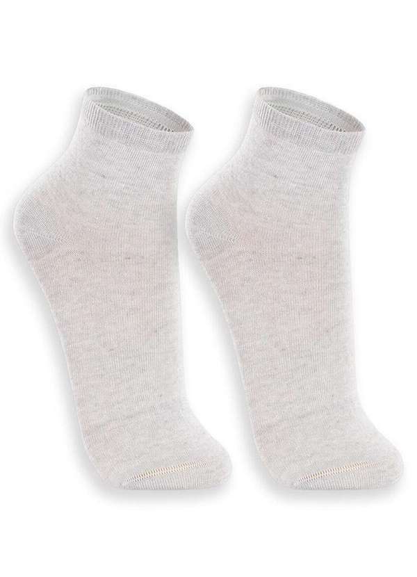 Lupo - Kit 2 pares de Meias Cano Médio Lupo 4200-088 0902-Cinza