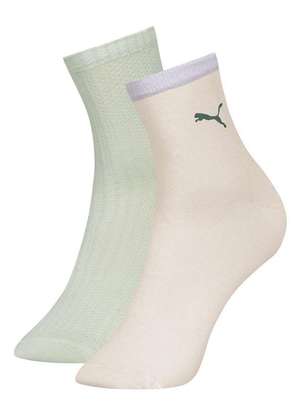 Kit 2 pares de Meias Esportiva Cano Médio Puma 4970-001 - PUMA