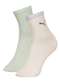 Puma - Kit 2 pares de Meias Esportiva Cano Médio Puma 4970-001 978-Verde-Água-Off-White - variação: 978-Verde-Água-Off-White