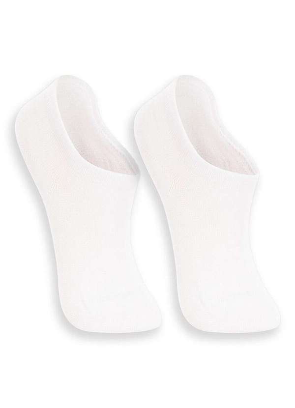 Lupo - Kit 2 pares de Meias Invisível Lupo 4270-088 0900-Branco