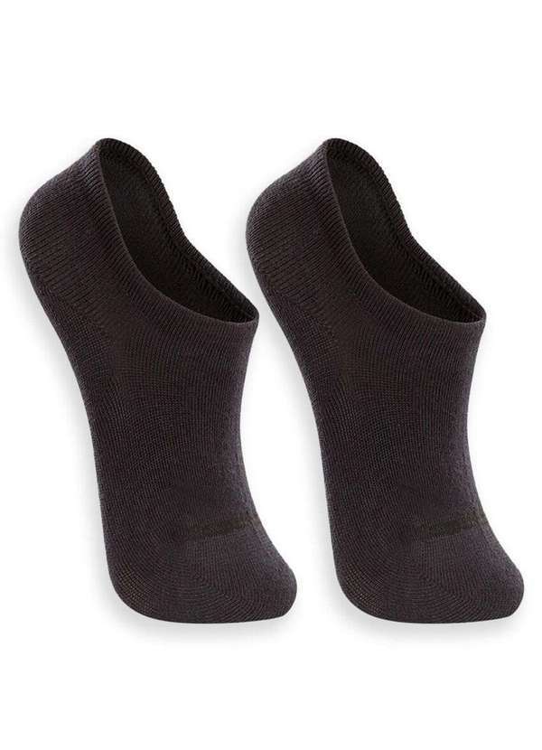 Lupo - Kit 2 pares de Meias Invisível Lupo 4270-088 0901-Preto