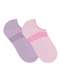 Selene - Kit 2 pares de Meias Invisível Selene 4805-001 999-Lilás-Claro-Rosa-Claro - variação: 999-Lilás-Claro-Rosa-Claro