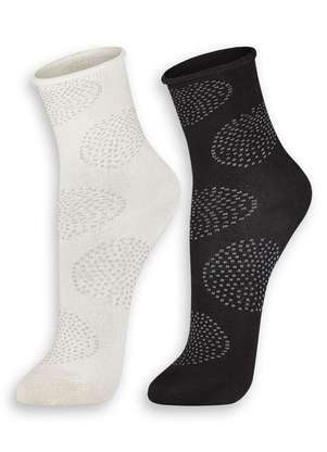 Kit 2 pares de Meias sem Punho Cano Médio Lupo 4421-088 - LUPO