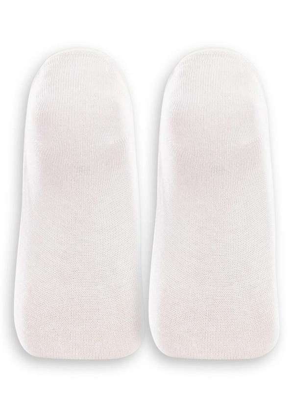 Lupo - Kit 2 pares de Sapatilhas Invisível Lupo 3287-088 0901-Branco 2