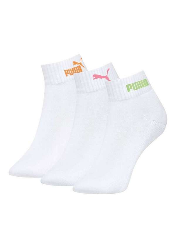 Puma - Kit/3 Meia Puma 4760-001 978-Branco