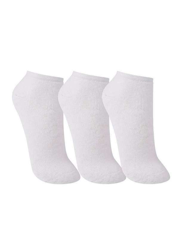 Trifil - Kit/3 Meia Trifil To 8035 001-Branco