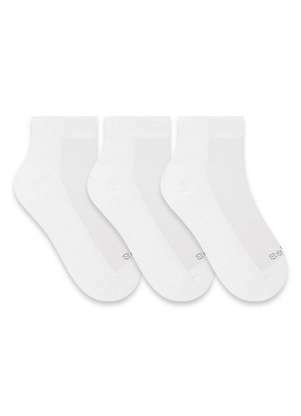 Selene - Kit 3 pares de Meias Cano Curto Branco - SELENE