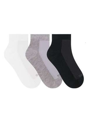 Kit 3 pares de Meias Cano Curto Selene 4835-001 - SELENE