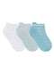 Selene - Kit 3 pares de Meias Cano Curto Selene 7360-001 998-Rosa-Nude-Branco-Azul-Marfim - variação: 997-Branco-Verde-Chá-Azul-Sereno