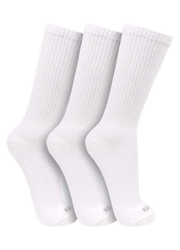 Trifil - Kit 3 pares de Meias Cano Longo Trifil 8013 0900-Branco