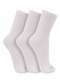 Trifil - Kit 3 pares de Meias Cano Médio Trifil 8012 0900-Branco - variação: 0900-Branco