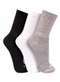 Trifil - Kit 3 pares de Meias Cano Médio Trifil 8012 0900-Branco - variação: 0901-Preto-Branco-Mescla