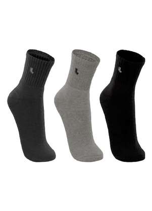 Kit 3 pares de Meias Esportiva Cano Médio Lupo 3148-089 - LUPO