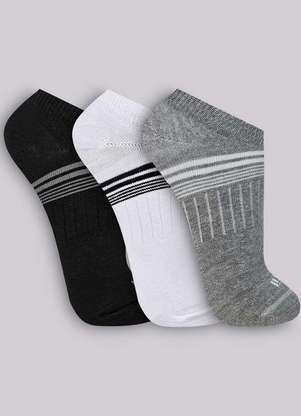 Kit 3 pares de Meias Esportiva Invisível Trifil 8015 - TRIFIL