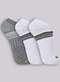 Trifil - Kit 3 pares de Meias Esportiva Invisível Trifil 8015 0902-Mescla-Branco - variação: 0902-Mescla-Branco