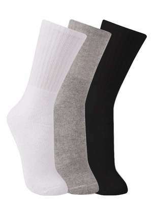 Trifil - Kit 3 pares de Meias Esportivas Cano Longo 6313 - TRIFIL