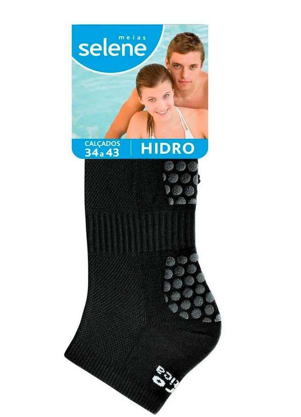 Selene - Kit 3 pares de Meias Hidroginástica Selene 4010 550-Preto 3