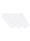 Selene - Kit 3 pares de Meias Esportiva Invisível Selene 4001-006 997-Branco-Cinza - variação: 999-Branco